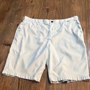 Hurley Men's Light Tan Flat Front Shorts